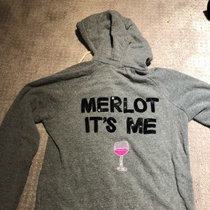 Bow and Drape MERLOT ITS ME athliesure set